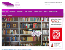 Tablet Screenshot of biblioteka.osjakow.pl